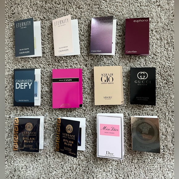 Calvin Klein Bath & Body 2pc Fragrance Sampler Set For Him Her